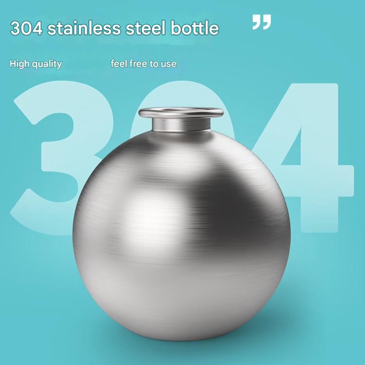 2026 New Portable Dog Water Bottle, 10Oz Leak-Proof Stainless Steel Water Bottle with Silicone Bowl, Compact Travel Water Dispenser for Puppy Walking & Outdoor Travel