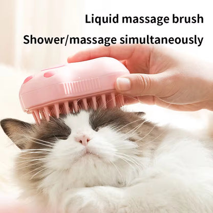 3 in 1 Pet Brush Cat Steam Brush Comb Dog Brush Electric Spray Cat Hair Brushes