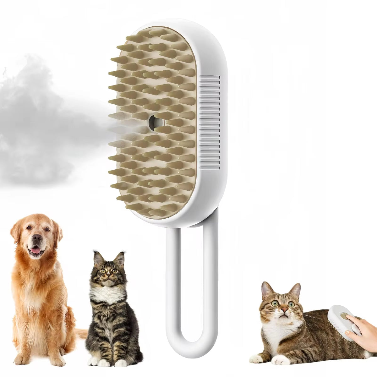 3 in 1 Pet Brush Cat Steam Brush Comb Dog Brush Electric Spray Cat Hair Brushes