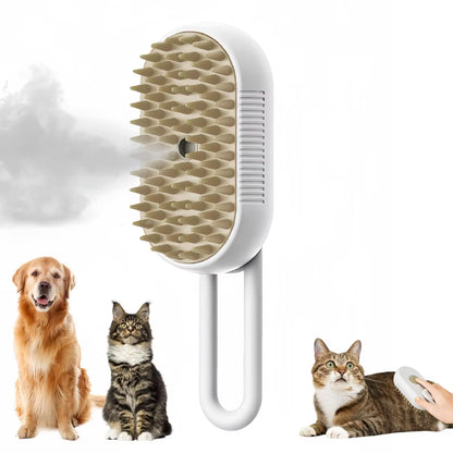 3 in 1 Pet Brush Cat Steam Brush Comb Dog Brush Electric Spray Cat Hair Brushes