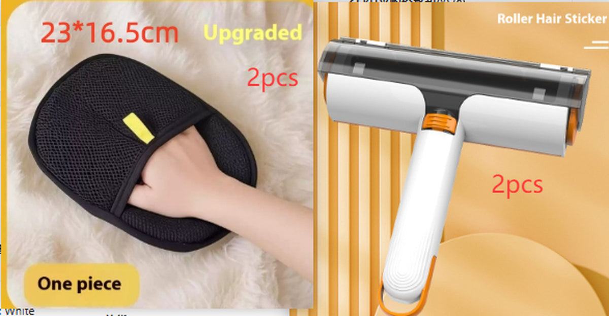 2 in 1 Pet Hair Removal Roller Multifunctional Portable Washable Hair Removal Brush Pet Supplies