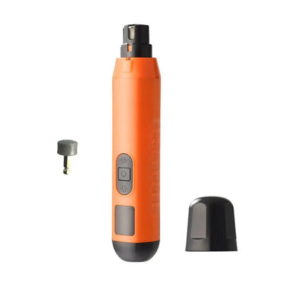 Electric Pet Nail Grinder 5 Speed, Low Noise, Rechargeable for Dogs & Cats, Professional Pet Nail Trimmer Grooming Tool