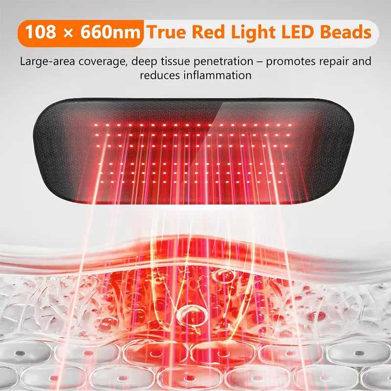 108Leds Red Light Therapy Pad for Pet Infrared Light Therapy Portable Mat for Dogs and Cats Joint & Back Arthritis Pain Relief