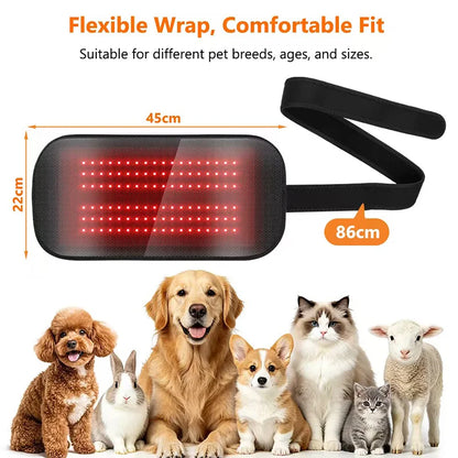 108Leds Red Light Therapy Pad for Pet Infrared Light Therapy Portable Mat for Dogs and Cats Joint & Back Arthritis Pain Relief